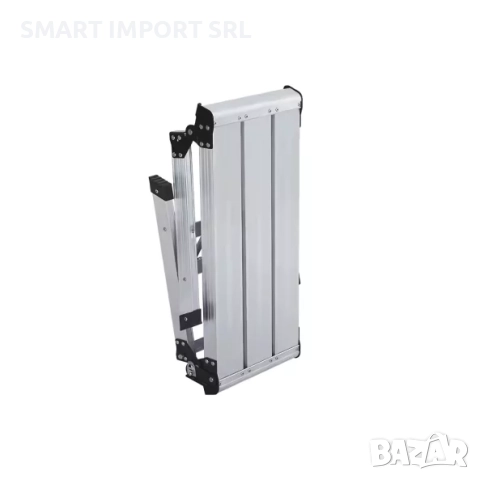 Индустриална сгъваема алуминиева стълба KMH0604, 38 см, снимка 4 - Железария - 52005983