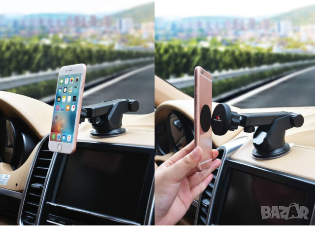 Магнитна стойка за телефон, снимка 3 - Аксесоари и консумативи - 44935357