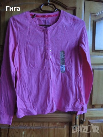 нова розова блузка от органичен памук