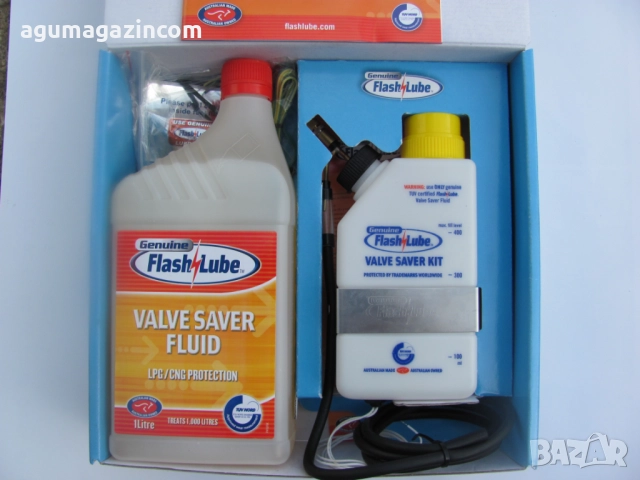 Омаслител за клапани Flash lube Valve Saver Kit 2, механичен с нивопоказание при монтирани АГУ