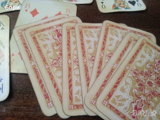 Rokoko ГДР стари карти червен гръб, снимка 5 - Карти за игра - 39677079