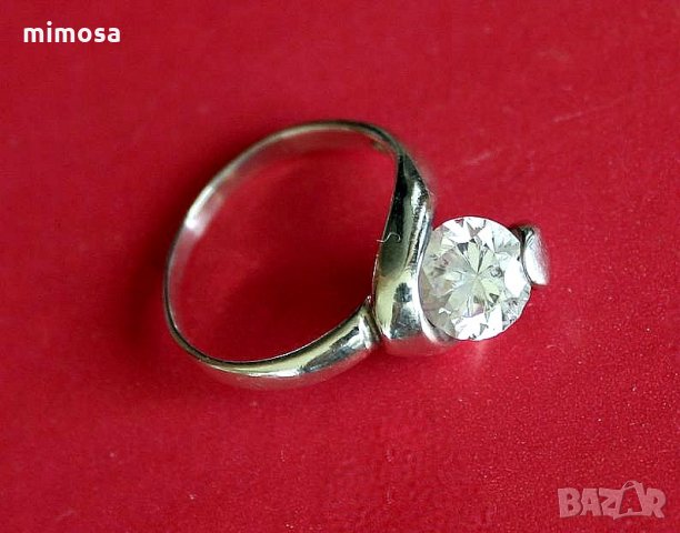 Дамски сребърен пръстен проба 925, снимка 3 - Пръстени - 33394485