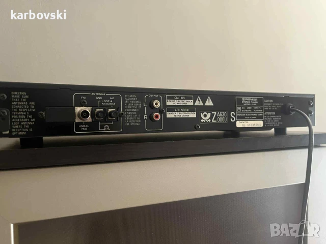 Стерео тунер Pioneer F-55, снимка 2 - Ресийвъри, усилватели, смесителни пултове - 50984257