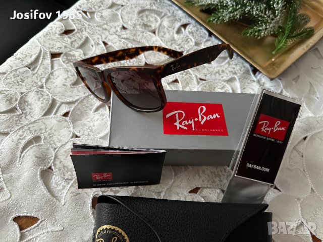  RAY-BAN BROWN POLARIZED SUNGLASSES JUSTIN RB4165 , снимка 3 - Слънчеви и диоптрични очила - 43525805