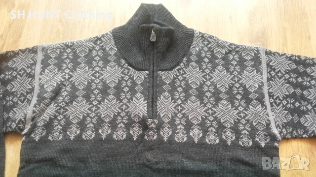 SNJOR Jostedal wool sweater HN 50% wool, 50% acrylic размер XXL вълнен пуловер - 2118, снимка 4 - Пуловери - 53471709