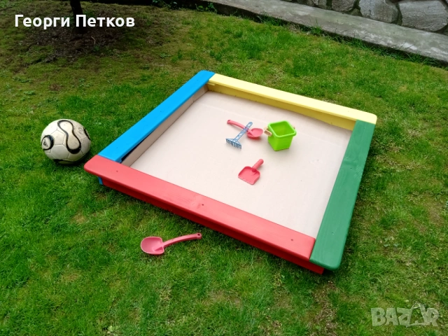 Пясъчник, цветен -110х110cм., снимка 2 - Други - 53524147