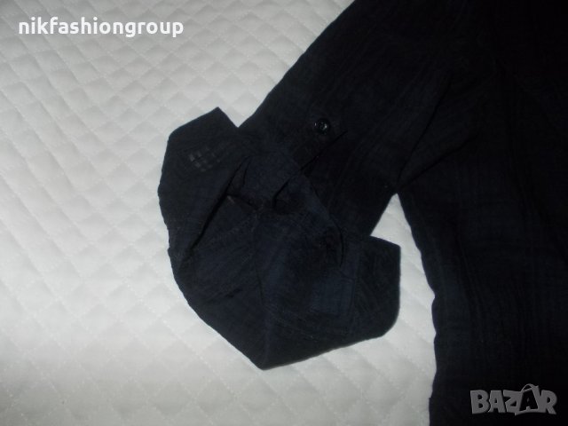 Черна риза , L размер, снимка 5 - Ризи - 28448944