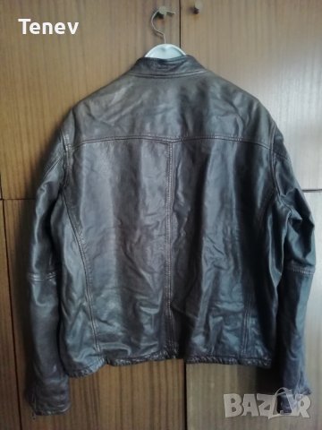 MCS Rugged & Refined Genuine Естествена Кожа Яке 2XL XXL Кожено Оригинално , снимка 2 - Якета - 39712253