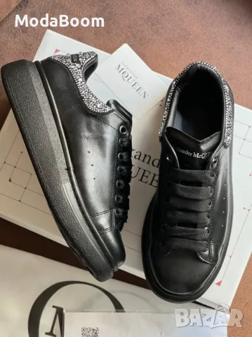 Alexander McQueen черни дамски маратонки , снимка 2 - Маратонки - 48464757