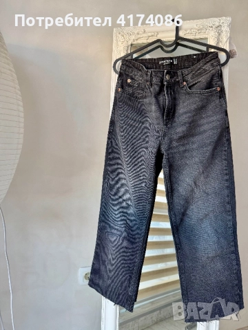 Черни дънки Stradivarius, снимка 1