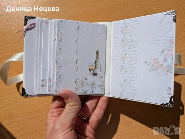 Мини албум за моментни снимки за моминско парти, подарък за булка, снимка 7 - Подаръци за сватба - 53474988