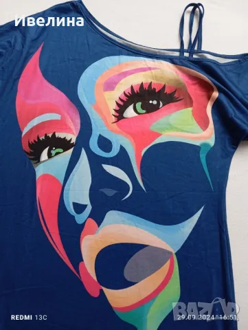 Дамска рокля, снимка 2 - Рокли - 47514399