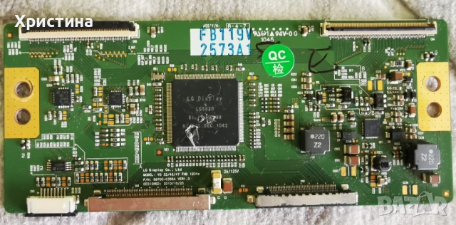 T-con LC550EQL-SHA1-831 и LC550DQF-FHA1-8B1;LC470EUN-SFF1_Control_Ver 1.0;Vestel 17TC711F, снимка 4 - Части и Платки - 52872931