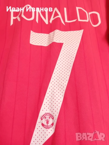 Колекционерска фланелка на Манчестър Юнайтед - Роналдо, снимка 3 - Футбол - 51652046