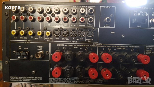 Yamaha RX-V459, снимка 6 - Ресийвъри, усилватели, смесителни пултове - 27852699