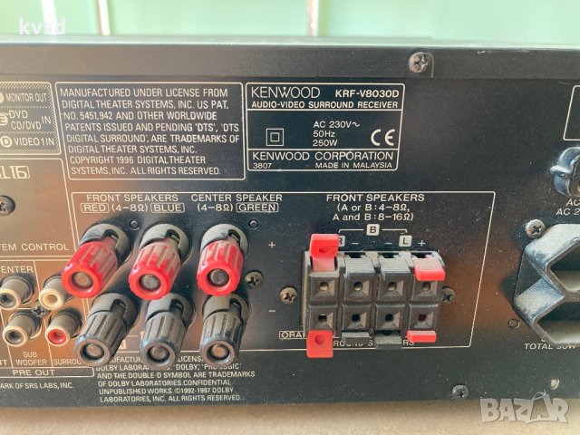 Kenwood KRF-V8030D, снимка 4 - Ресийвъри, усилватели, смесителни пултове - 36583014