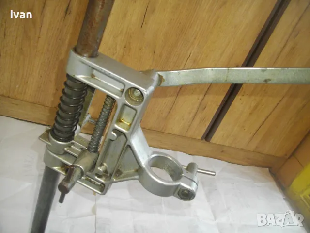 AEG BST707 Made in WEST GERMANY МАСИВНА СТОЙКА ЗА БОРМАШИНА НЕМСКА ПРОФЕСИОНАЛНА СТАРО КАЧЕСТВО 6кг, снимка 9 - Бормашини - 48253263