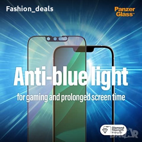Нов Протектор против синя светлина за iPhone 14 Plus | 13 Pro Max PanzerGlass, снимка 2 - Фолия, протектори - 40587376
