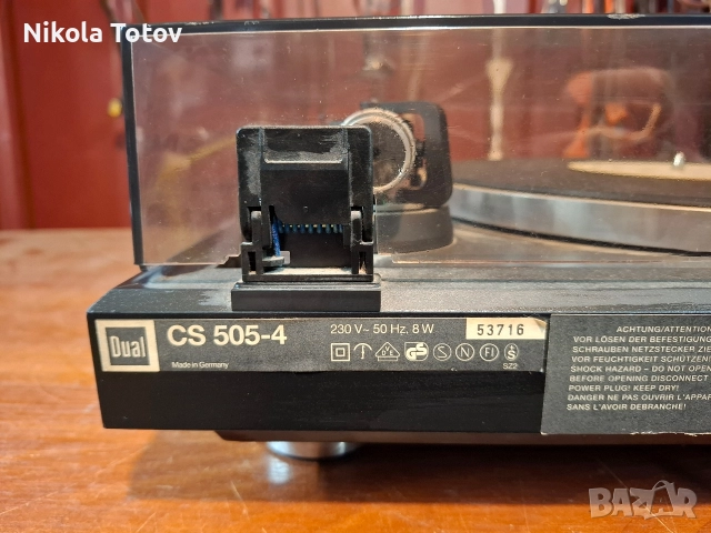 Продава се грамофон Dual CS 505-4., снимка 5 - Грамофони - 52806443
