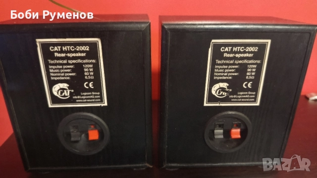 Съраунд колонки CAT, снимка 6 - Тонколони - 52108946