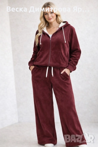 Дамски комплект кадифе, снимка 4 - Комплекти - 52949951