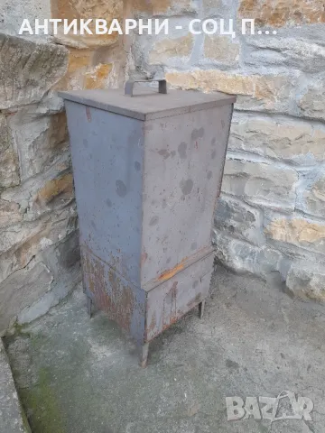 Стара Метална Ръчно Изработена Пушилня За Месо., снимка 2 - Антикварни и старинни предмети - 48722262