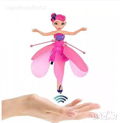 Летяща кукла Фея-розова, снимка 1 - Кукли - 39041834