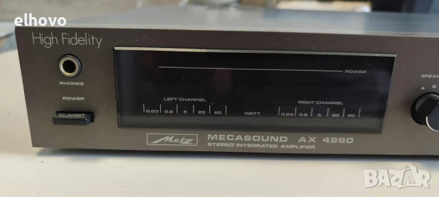 Стерео усилвател Metz AX 4980, снимка 7 - Ресийвъри, усилватели, смесителни пултове - 51363533