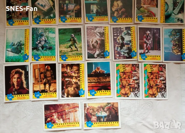 Стари картончета Костенурките нинджа, снимка 5 - Колекции - 50163938