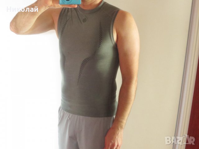 Skins Mens Cool Sleeve Compression shert, снимка 7 - Тениски - 29040967