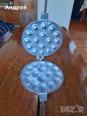 Стар уред за печене на сладки,Орехчета #10, снимка 4 - Други ценни предмети - 49468705