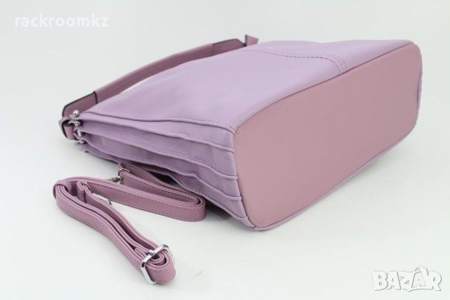 Moдна дамска чанта в лилав цвят, снимка 4 - Чанти - 43475544