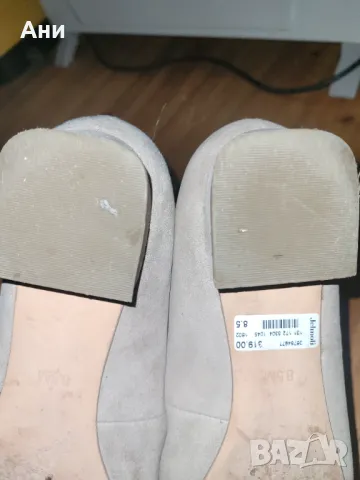 Елегантни велурени обувки 39 номер, снимка 4 - Дамски обувки на ток - 47848301