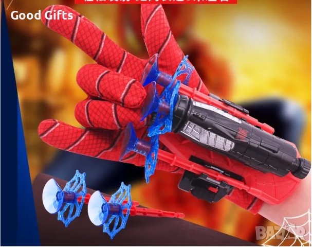 Ръкавица на Спайдърмен с изстрелвачка, снимка 2 - Други - 43213043