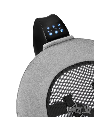 Електрическа люлка Zazu Grey, снимка 2 - Детски люлки - 52983945