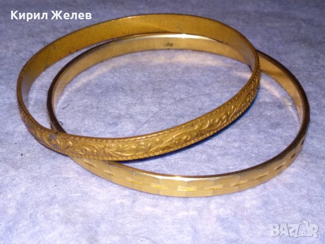 СТАРИННА БРОНЗОВА ОРНАМЕНТИРАНА РЕТРО ГРИВНА и СТОМАНЕНА ВИНТИДЖ ГРИВНА с ПОЗЛАТА 38009, снимка 10 - Антикварни и старинни предмети - 40837051