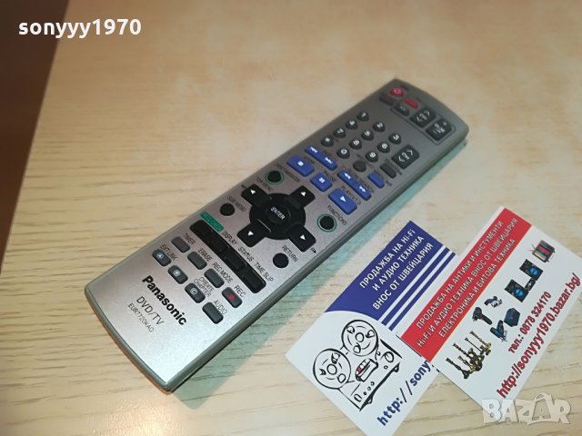 panasonic eur7720kao dvd/tv-hdd/dvd recorder remote, снимка 4 - Дистанционни - 28856553