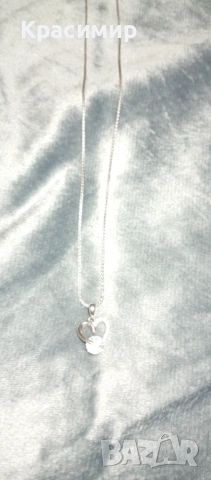 Сребърно колие сърце Priscilla+гривна сърце Love Annunziata+Сребърен пръстен сърце Ennio, снимка 3 - Гривни - 53053401