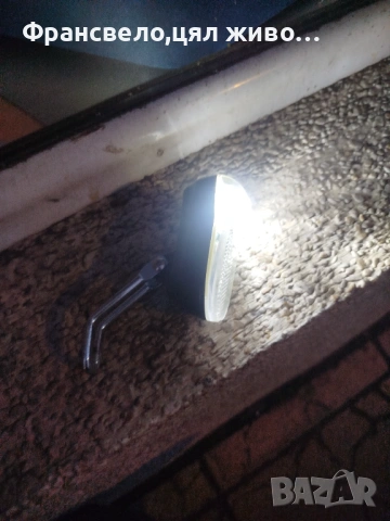 Фар за велосипед колело, батерии нови , снимка 2 - Аксесоари за велосипеди - 53043404