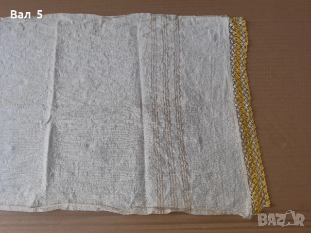 Автентични тъкани кенарени месали , обредни кърпи - 5 броя, снимка 2 - Антикварни и старинни предмети - 52295379