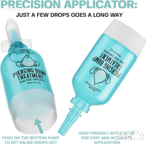 Физиологичен разтвор за лечение на пиърсинг от Base Labs, снимка 6 - Други стоки за дома - 43573898