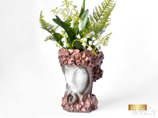 Интериорна Арт ваза статуя на Арвен от Властелинът на пръстените / Декоративна ваза за цветя, снимка 7 - Вази - 40521544