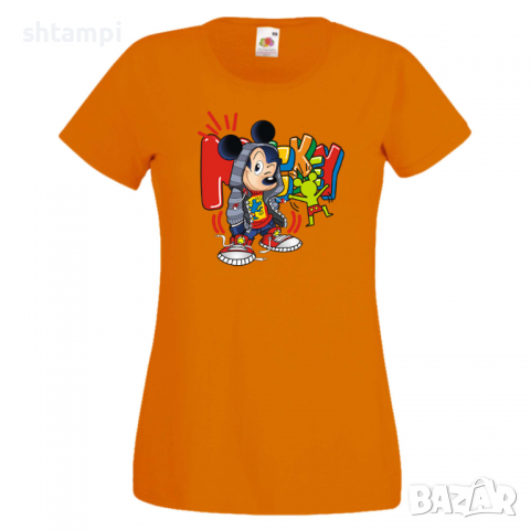 Дамска тениска Mickey Teenager Мини Маус,Микки Маус.Подарък,Изненада,