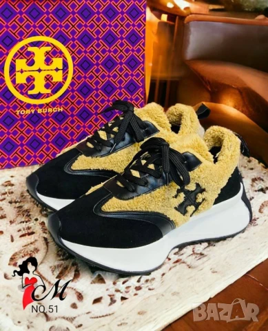 дамски маратонки от естествена кожа tory burch , снимка 2 - Маратонки - 51402966