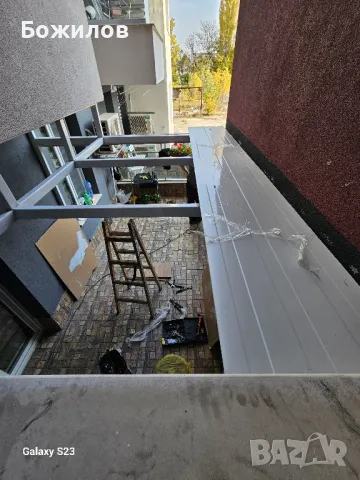 Метални навеси с поликарбонат, дървени навеси с битумни керемиди, безшевни улуци, покриви, снимка 4 - Монтажи - 46826803