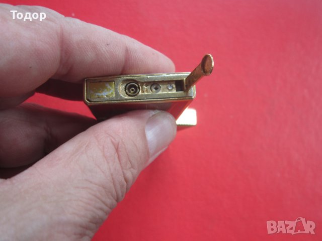 Позлатена запалка Делта с емайл, снимка 6 - Колекции - 38154936