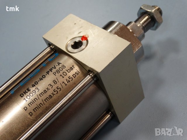 Пневматичен цилиндър Festo DKE-40-40-PPV-A, снимка 9 - Хидравлични и пневматични чукове - 28383599