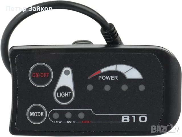 YHJIC 810 LED конектор за дисплей за скоростомер на електрически велосипеди, снимка 5 - Друга електроника - 43240188