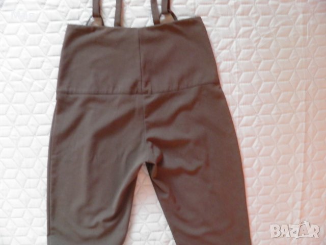 Кафяв дамски панталон с висока талия М, снимка 7 - Панталони - 26644635
