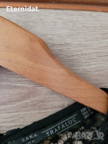 Елегантна черна рокля Zara , снимка 11 - Рокли - 51481407